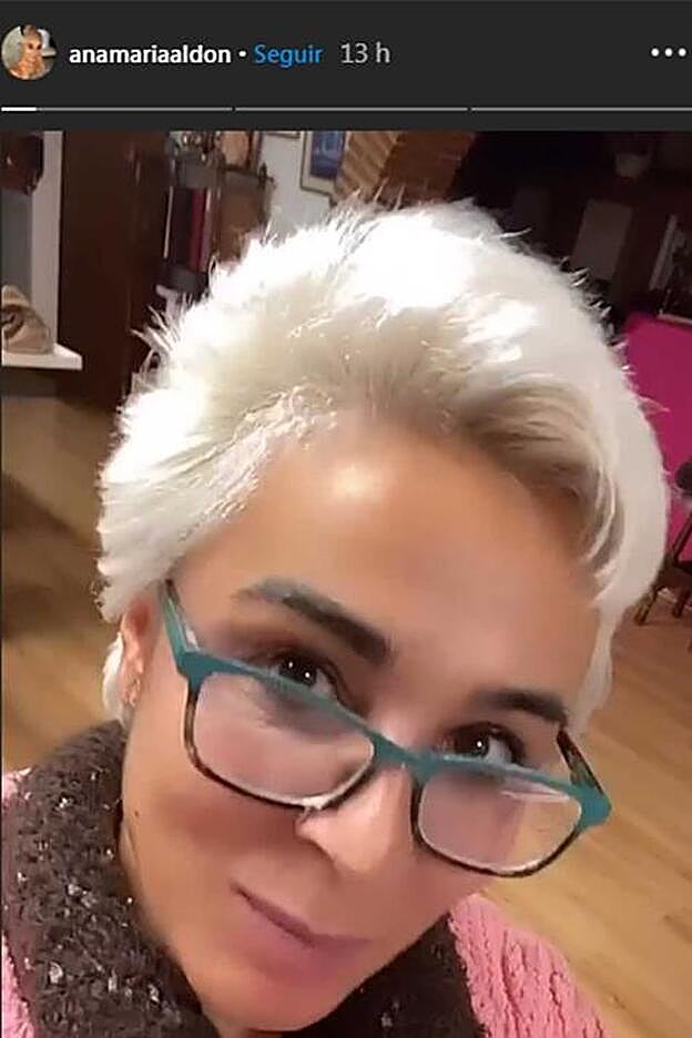 De esta guisa se dirigía Ana María a sus 'followers'.