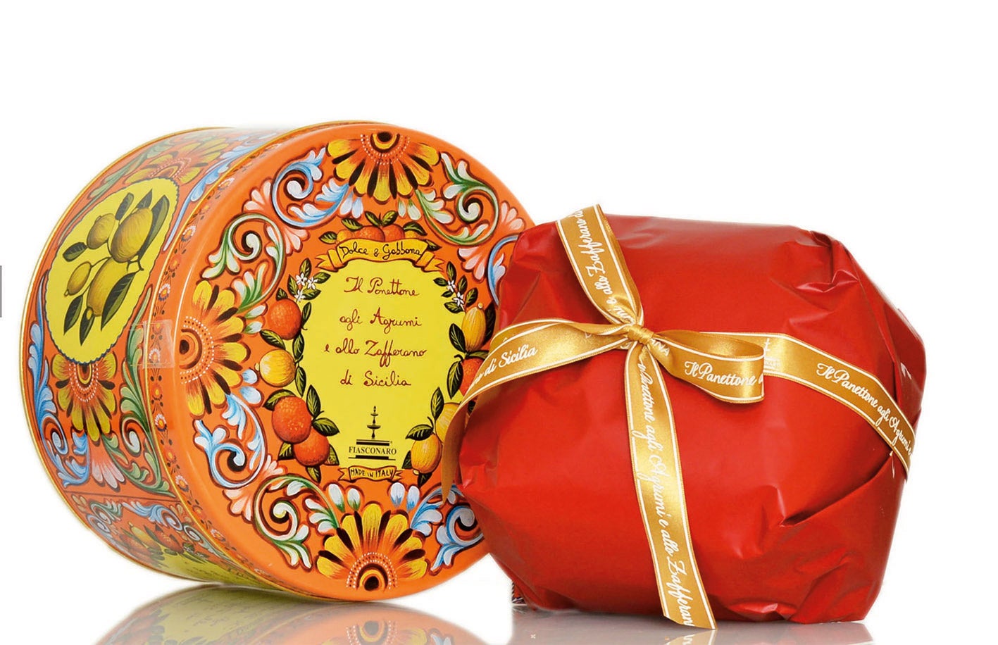 Panettone con cítricos y azafrán, de Dolce & Gabbana y Fiasconaro (37 €).