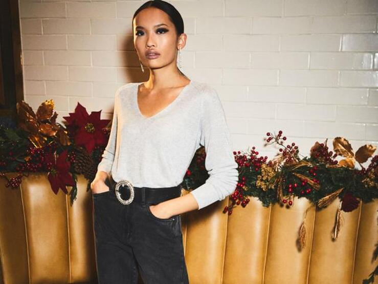 Fotos: Jersey con brillos, la prenda que vas a querer ponerte con todo en diciembre