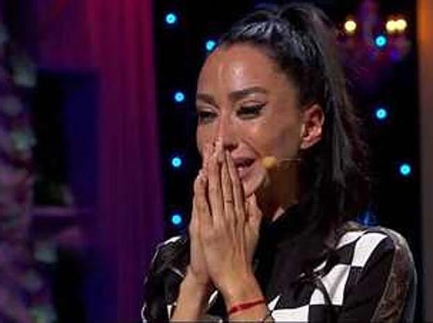 Aurah rota en llanto en 'La casa fuerte'.