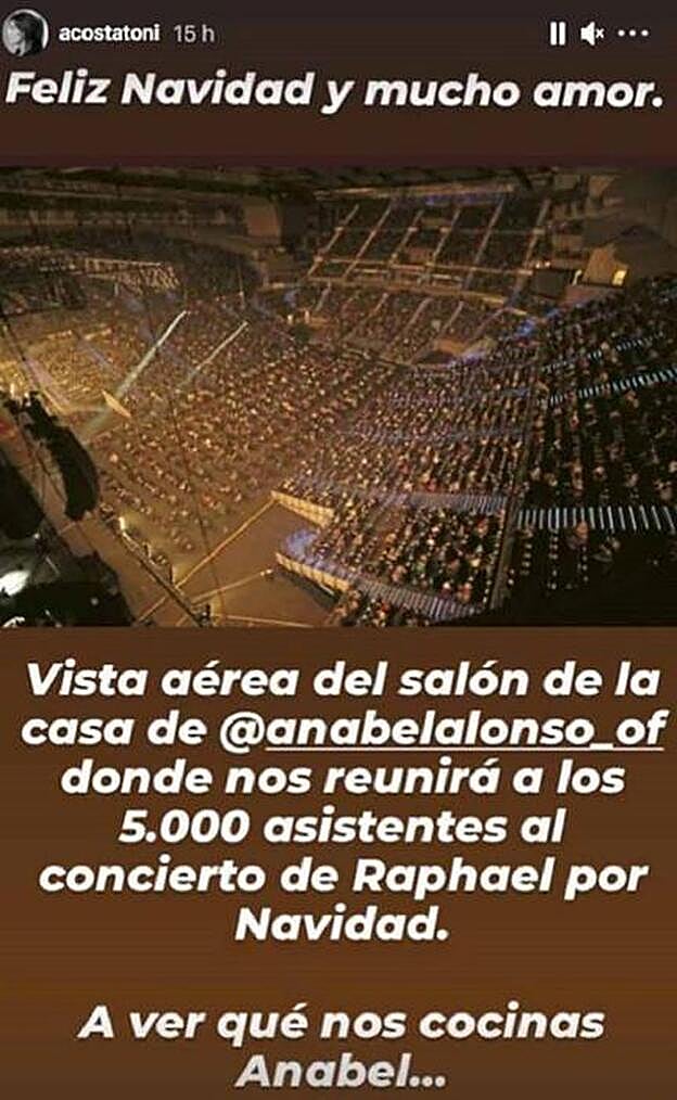 Así bromeaba Toni con Anabel.