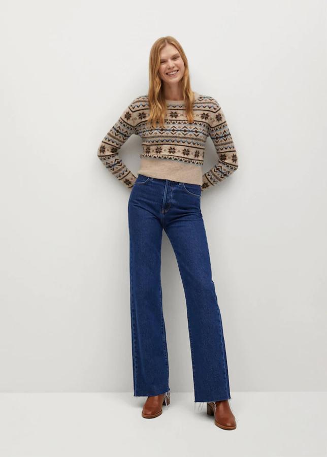 De la 32 (en lista de espera) a la 44, este modelo combina el tiro alto con la pernera ancha. Fabricados 100% en algodón sostenible.