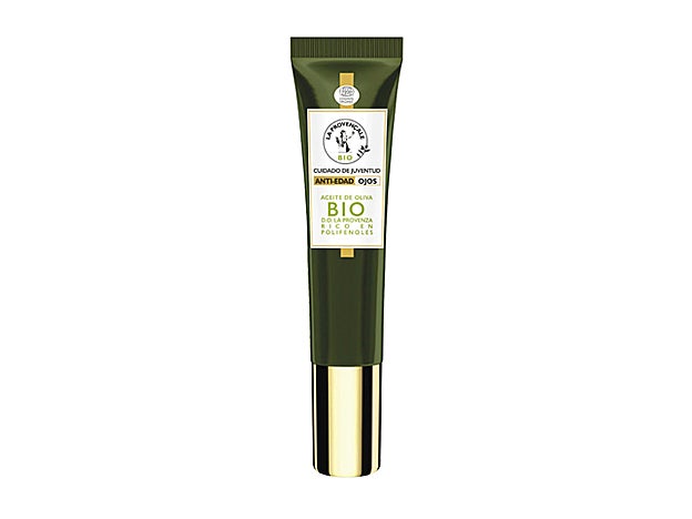 Contorno de ojos antiedad La Provençale Bio (13,99 €).