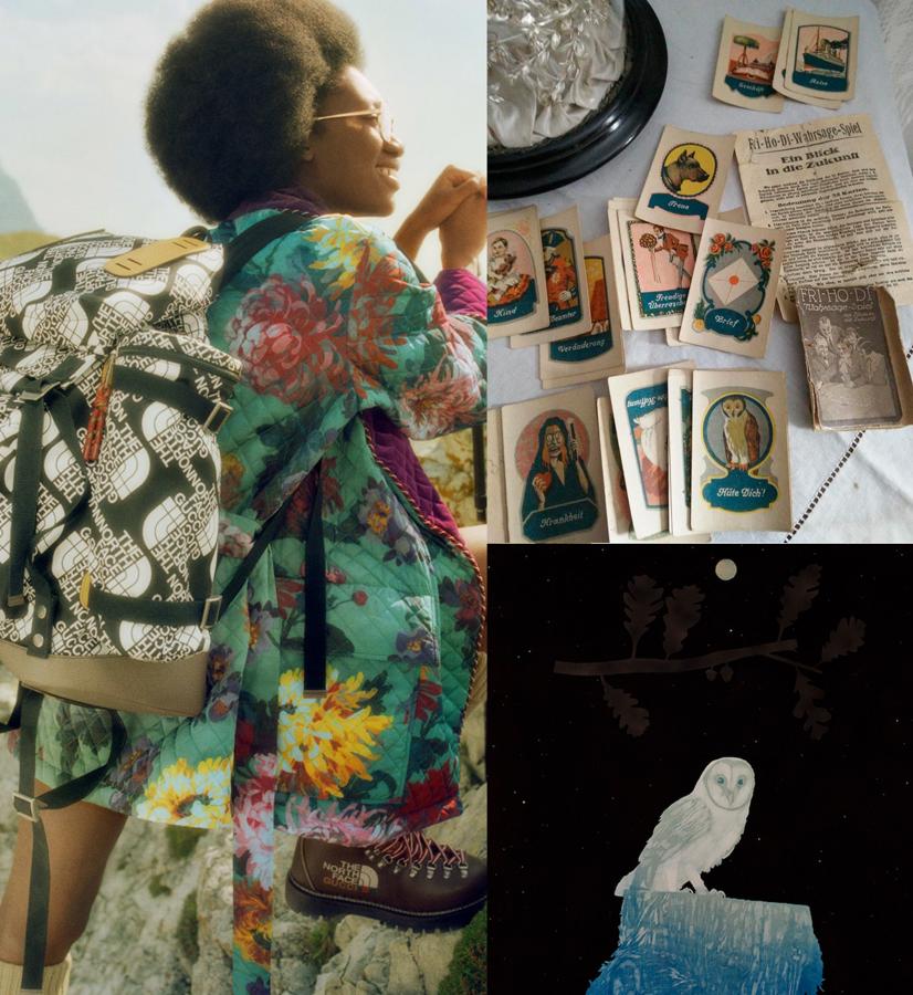 Aunque lo que más anhelo de 2021 es poder viajar a Londres y París y volver a sus museos, a sus conciertos y a sus clubs, me conformaría con un curso de verano de Literatura Inglesa en la Universidad de Oxford, con alojamiento en una maravillosa suite del Exeter College (3.575 libras). Y si no, uno de los búhos (soy coleccionista) de Casey Roberts (a partir de 2.000 euros). Tampoco le haría ascos a cualquier diseño de la colección de Gucci+North Face o a este tarot alemán de los años 20 (165 euros en Etsy).