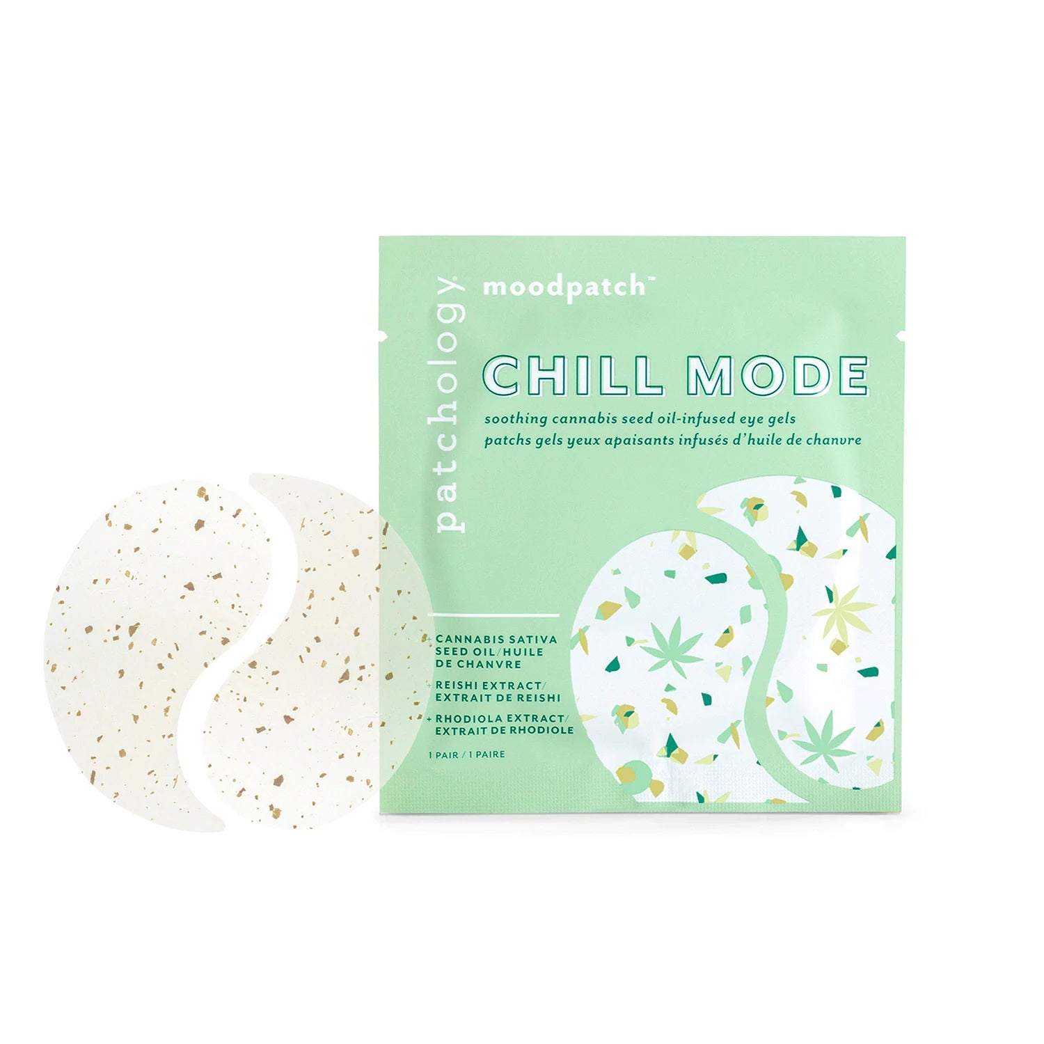 Moodpatch Chill Mode de Patchology. Unos parches para el contorno de los ojos con extracto de hojas de té y aceite de cáñamo para acabar con bolsas y ojeras y reducir el enrojecimiento de la zonagracias a sus propiedades antioxidantes. Antes: 14,99 euros. Ahora: 6 euros.