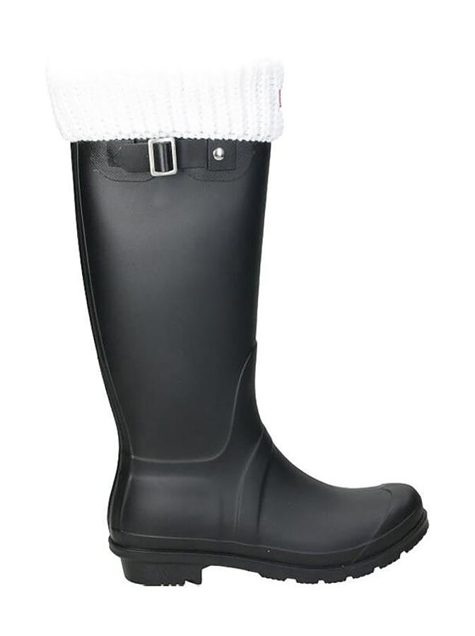 Botas de agua negras clásicas con forro blanco , de Isteria en Venca (38,63 euros).