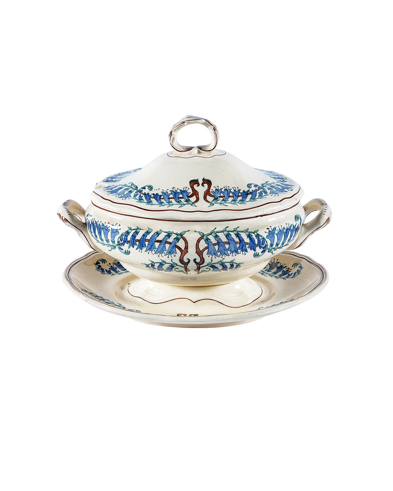 Sopera de porcelana de Longchamp, modelo Fresia. Todo a la venta en gaztelurbymarta-delarica.com.