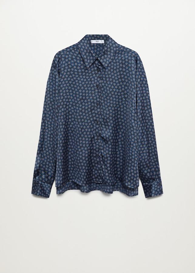 Camisa fluida con estampado de flores de la nueva colección de Mango (19,99 euros)