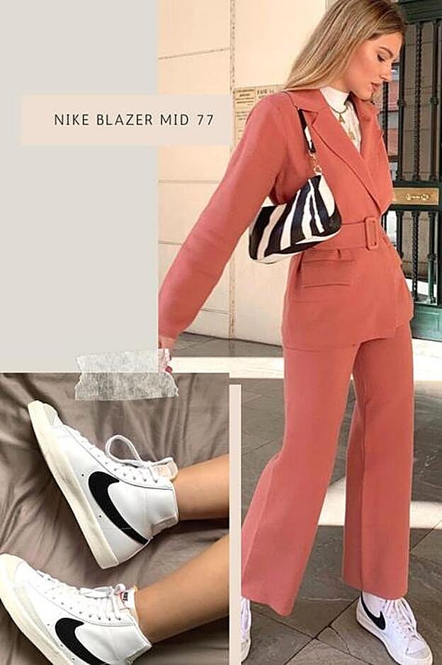 Andrea Noguero con sus Nike Blazer Mid 77