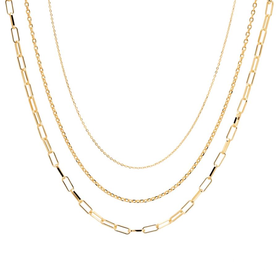 Set de 3 cadenas, de PdPaola (129 euros).