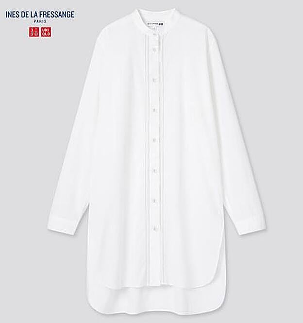 IDLF CAMISA ALGODÓN CUELLO MAO MUJER (39,90 euros).