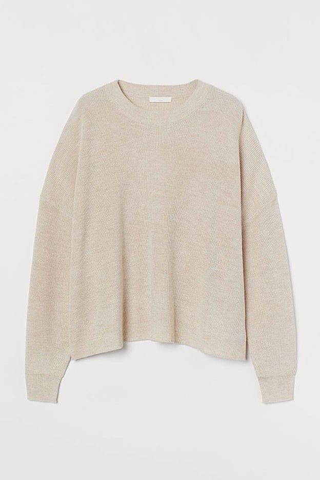 Jersey de punto fino de H&M, disponible hasta la talla XXL.