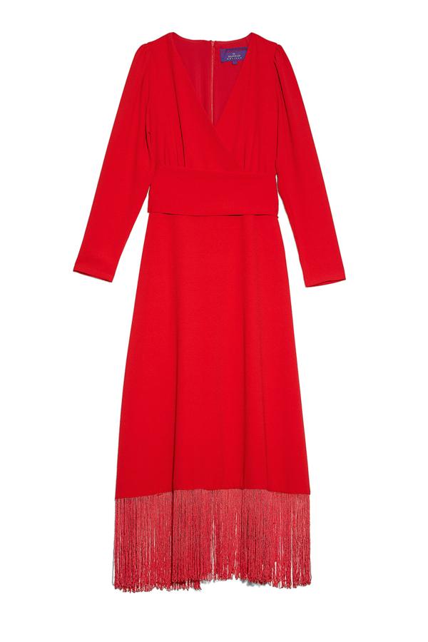 Midi y con flecos en el bajo, de Cocoa.