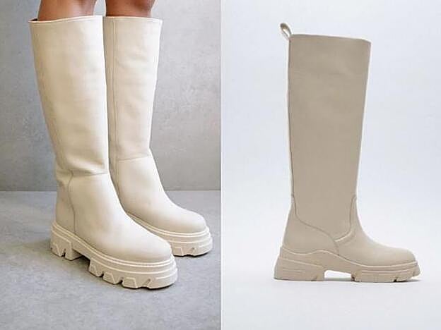 Las botas de Alohas y las botas de Zara.