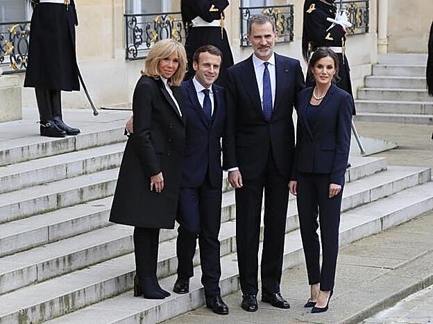 El último viaje al extranjero de los Reyes juntos fue el 11 de marzo de 2020 a París.