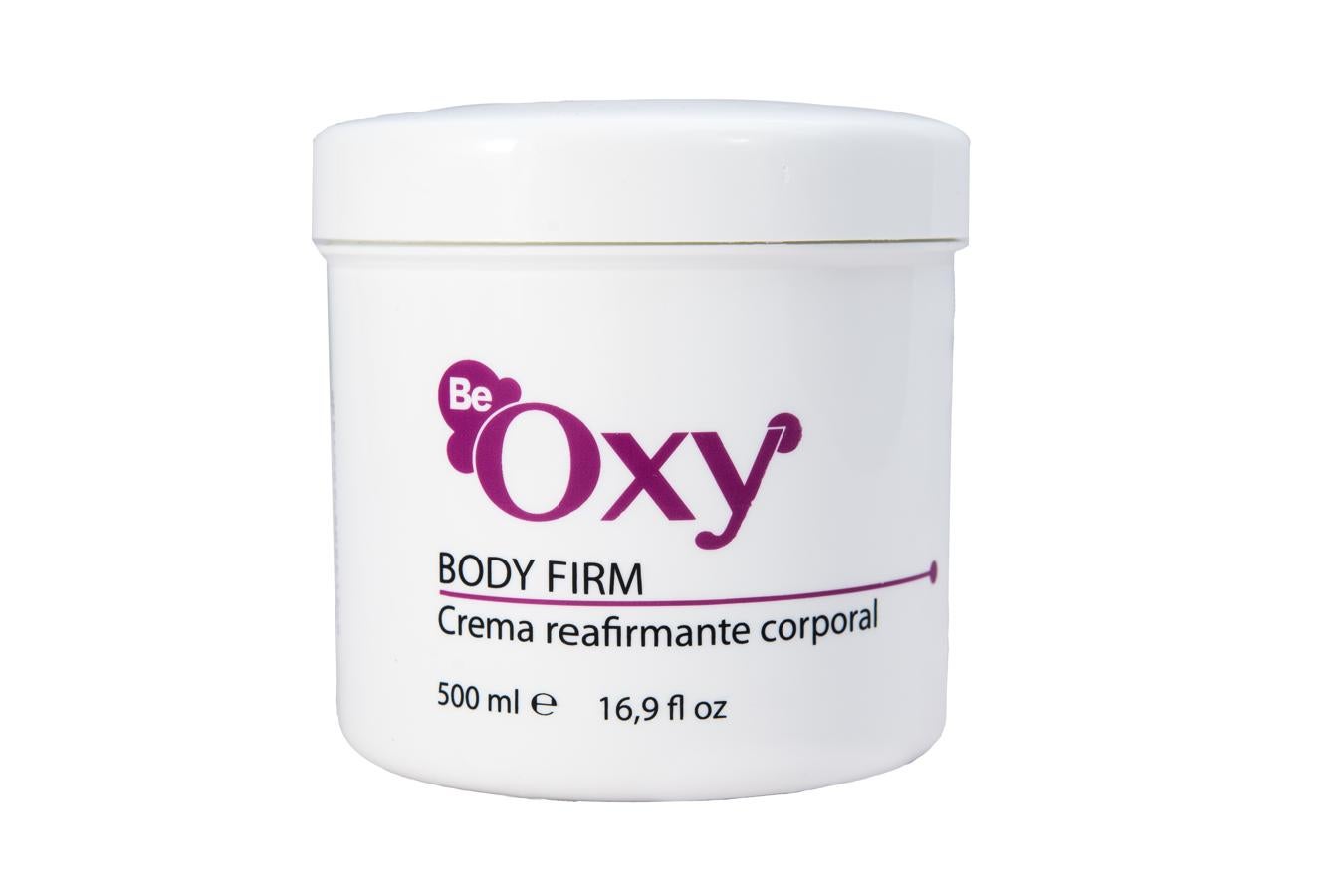 Body Firm de Beoxy es un reafirmante corporal, redensificante y dermotensor con efecto antiestrías. Está formulado con Hexapéptide-10, complejo botánico de cardo mariano, alchemilla, equiseto, soja, trigo, alfalfa y rábano. Proporciona un efecto lifting corporal que favorece la adhesión de los tejidos, aumentando la consistencia (89,90 euros).