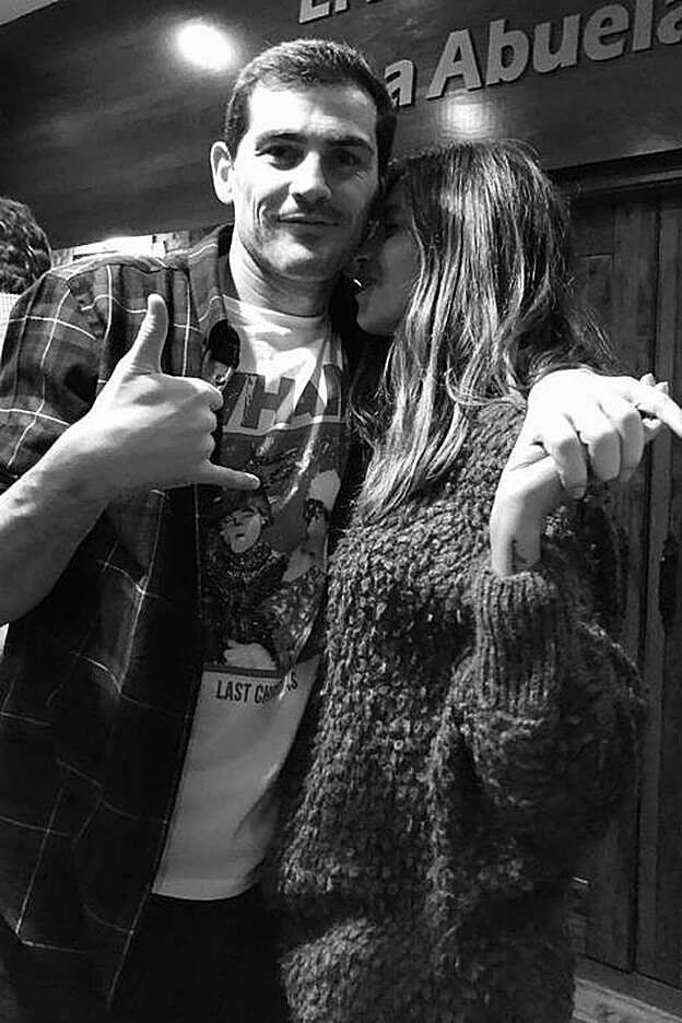 Una de las escasas imágenes juntos que Sara conserva en su cuenta de Instagram