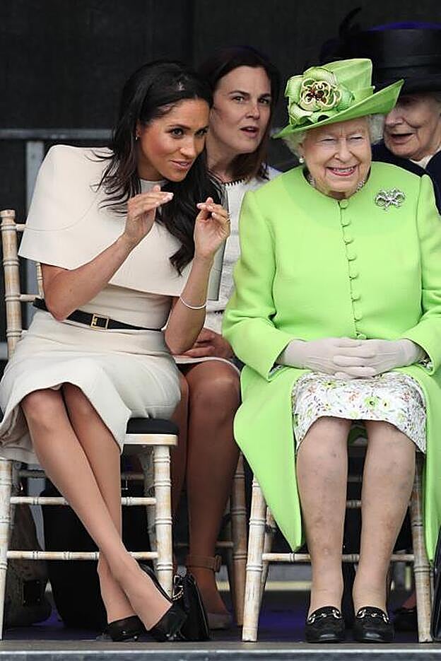 Cuando Meghan Markle y la Reina Isabel parecían cómplices...