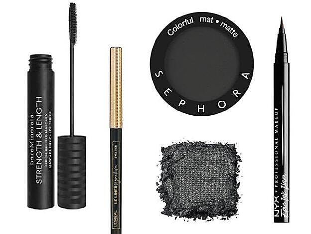 L’Oréal Paris Le Liner Signature Noir Cashmere (8,95 €). NYX Eyeliner waterproof Epic Ink (7,90 €). Sephora Sombra de Sephora Collection (6,99 €).