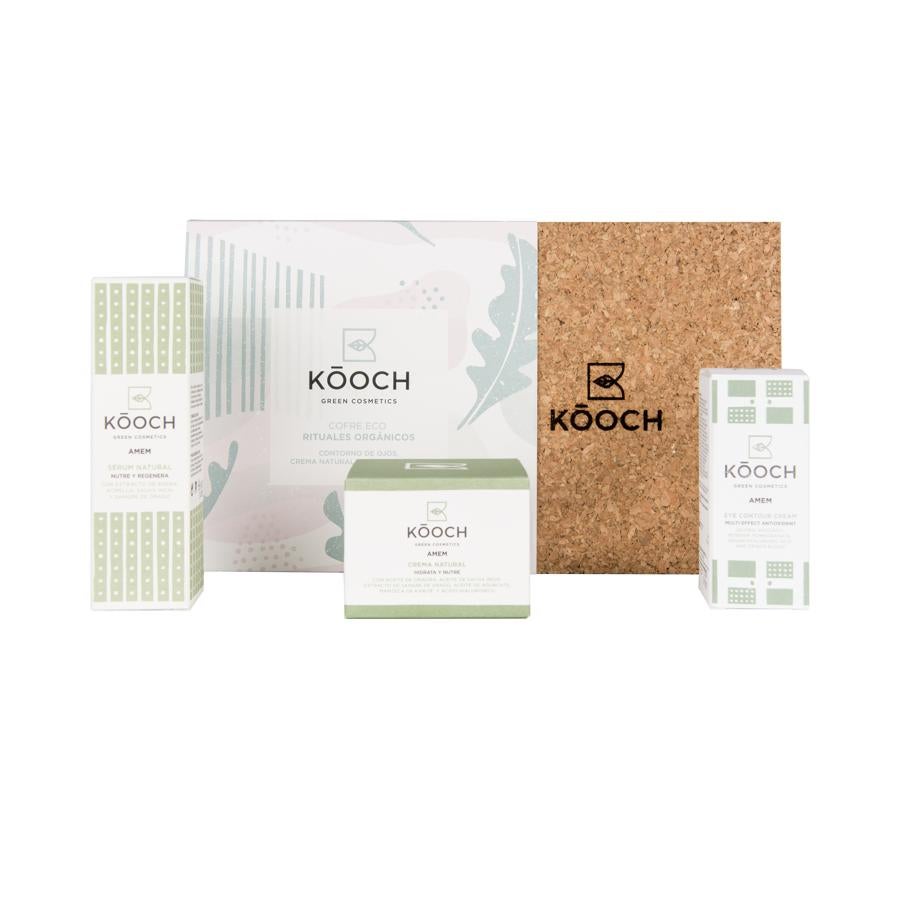 El cofre eco de rituales de belleza orgánicos de Kòoch Green Cosmetics (115 euros).