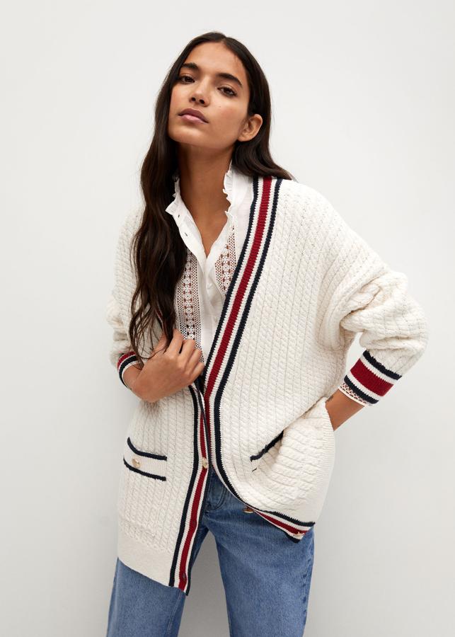 Un  cárdigan  que pegue con todo (Mango, 39.99 euros)