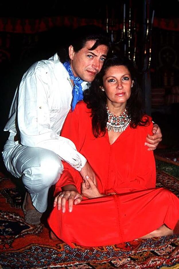 Carmina Ordóñez y Ernesto Neyra, fotografiados durante su matrimonio.