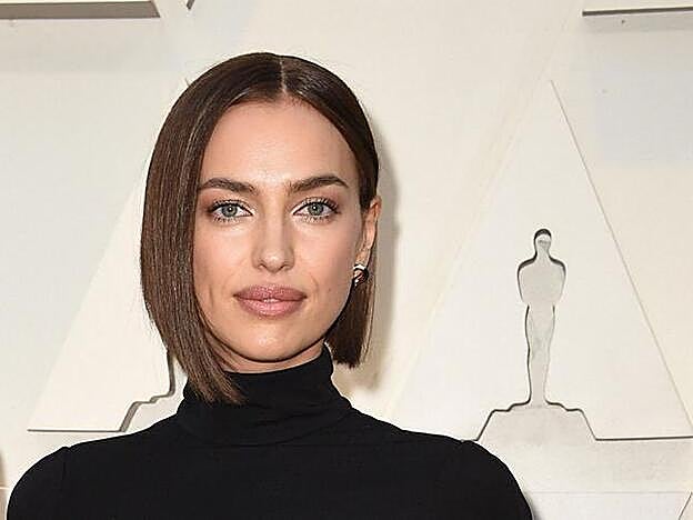 Irina Shayk con un corte de pelo bob.