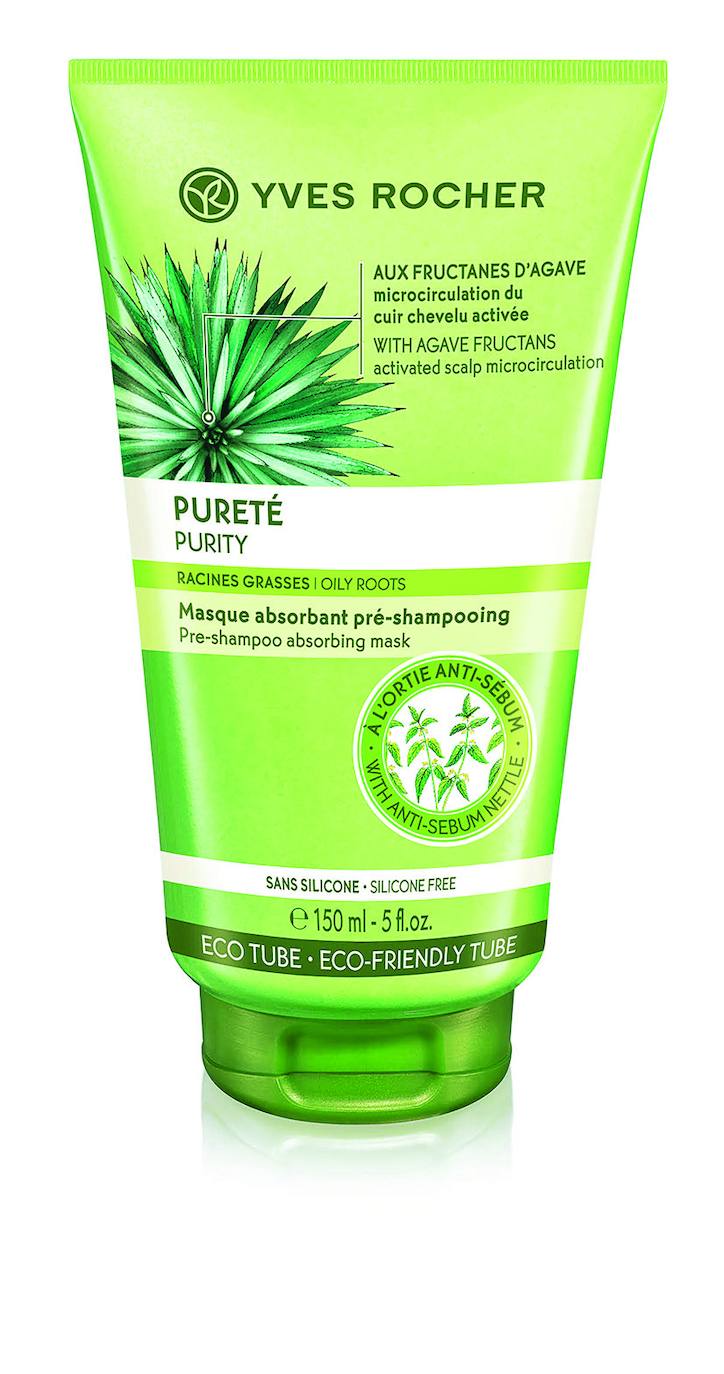 Mascarilla absorbente para cabellos grasos (6,50 €).