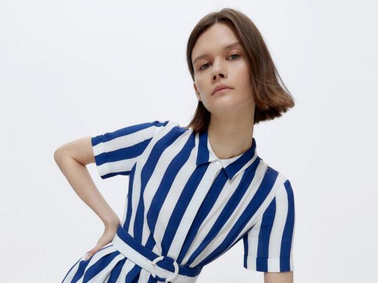 Fotos: Vestidos de rayas camiseros, de punto o de algodón para que te apuntes a la tendencia navy esta primavera