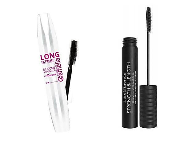 Long Extreme de Amelia Cosmetics (7,90 euros) y Strength & Length Serum-Infused de bareMinerals, de venta en Primor (20,80 euros).