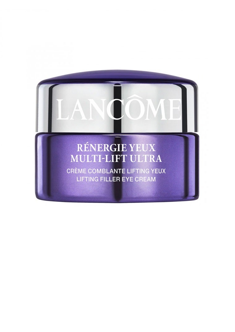 Contorno de ojos Renergie Yeux Multi Lift Ultra de Lancôme, una crema específica que rellena las arrugas de los ojos, combate la flacidez de los párpados caídos y elimina las ojeras más oscuras. Consigue una mirada rejuvenecida y despierta. Contorno rebajado de 76 a 38,90 euros en Primor.