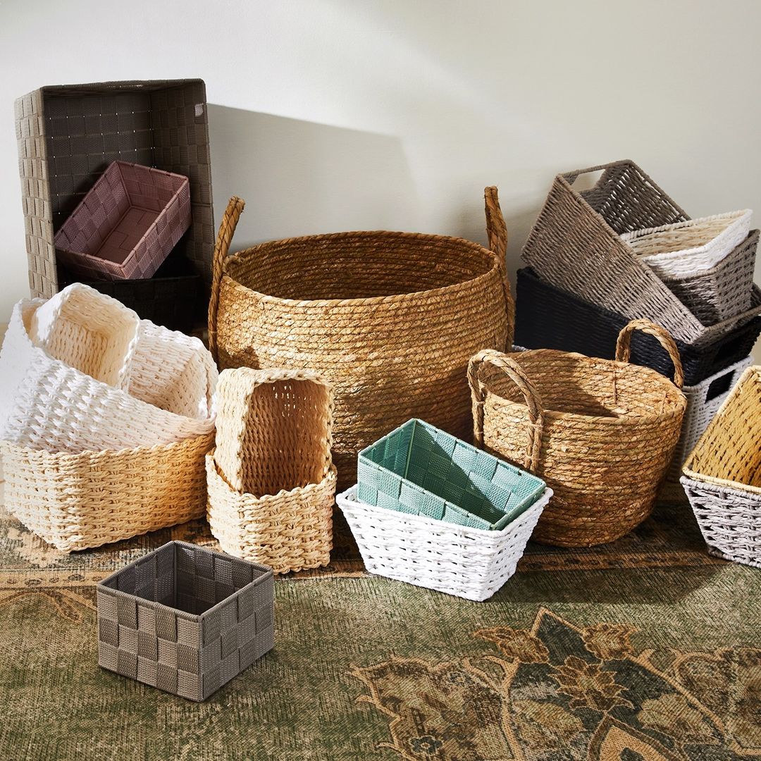 Cestas para ordenar, para decorar... ¡cestas por todos sitios! En Primark Home las tienes de todos los colores, estilos y tamaños desde 2.50 euros.