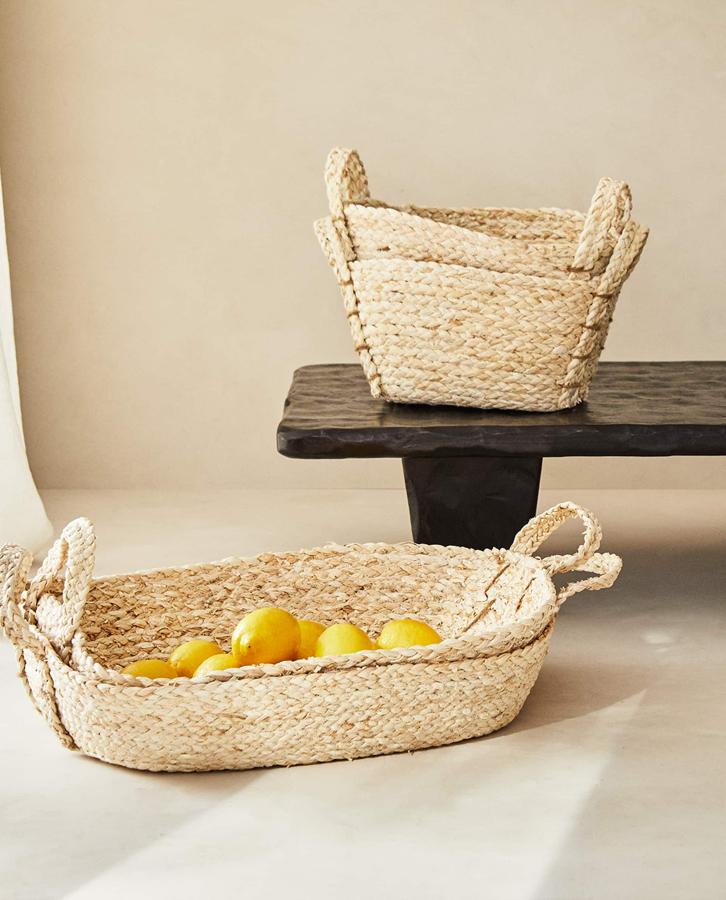 Estas cestas de Zara Home (disponibles desde 19.99 euros) se convertirán en un básico deco de tu terraza. ¡Sirven para todo!