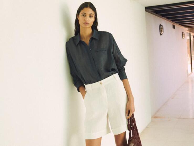 Fotos: Massimo Dutti apuesta por las bermudas de lino para conseguir un estilismo ideal con camisa esta primavera
