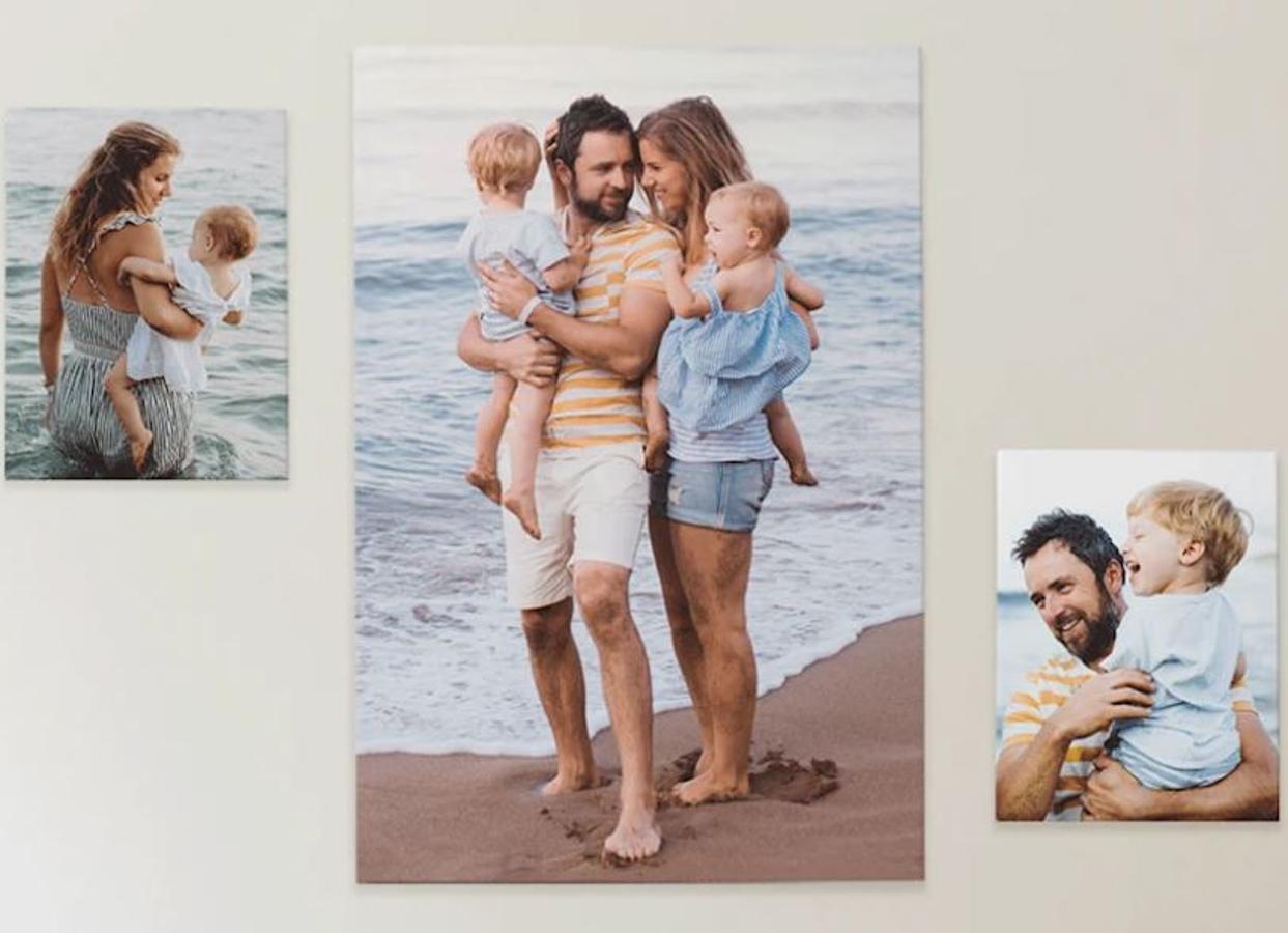 Un lienzo con vuestra foto preferida impresa. En Vistaprint los hay, de varios tamaños, desde 17 euros.