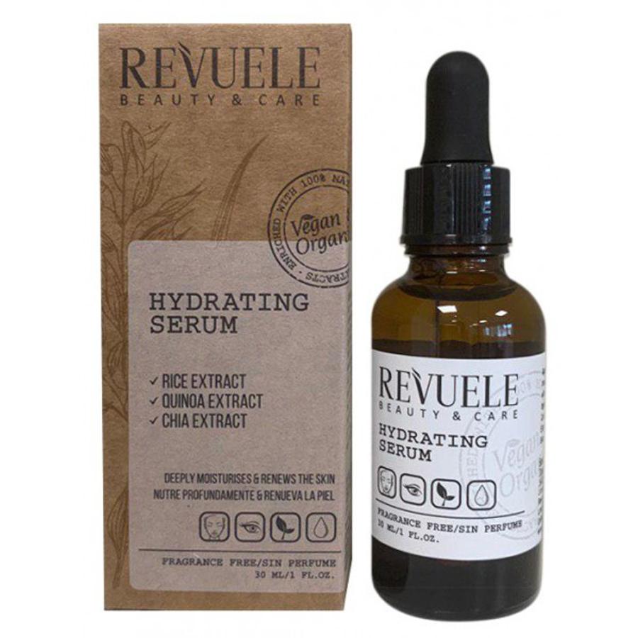Serum Hidratante Vegan & Organic de Revuelve (1,99 euros) es un sérum específicamente formulado para nutrir la piel en profundidad y mantenerla hidratada que cuenta en su fórmula con extracto de arroz, extracto de quínoa y extracto de chía.