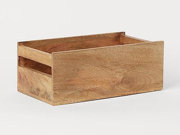 Caja de madera para especias de H&M Home.