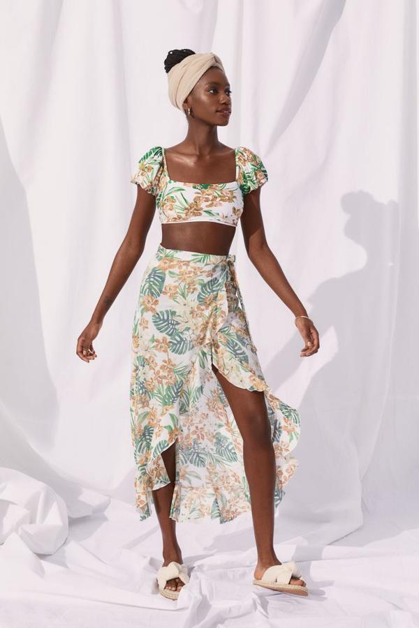 Microtop con manga abullonada, de H&M (19,99 €).