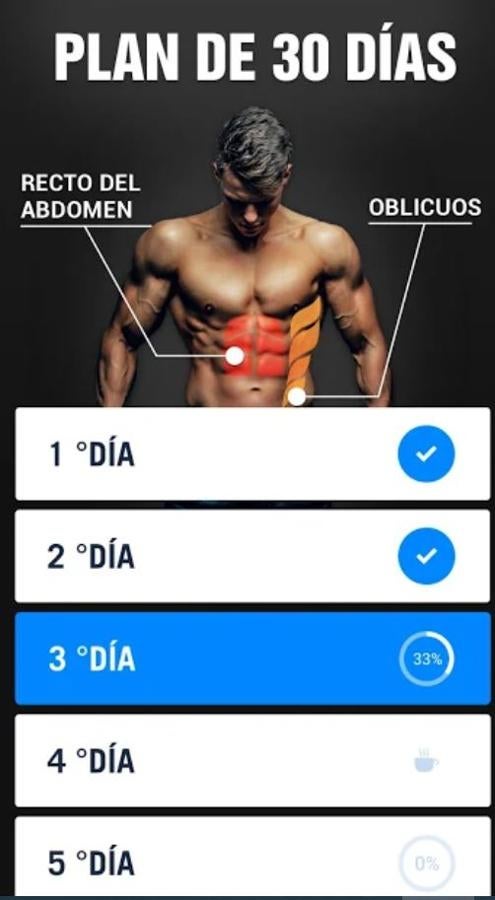 Un básico para los que tienen como objetivo el six pack. Los entrenamientos son aptos para todos y están separados por niveles: perder grasa de la barriga, abdominales como piedras y tableta de chocolate. Los comentarios de los usuarios en la store son increíbles y aseguran que es una de las apps que mejor funciona del mercado.