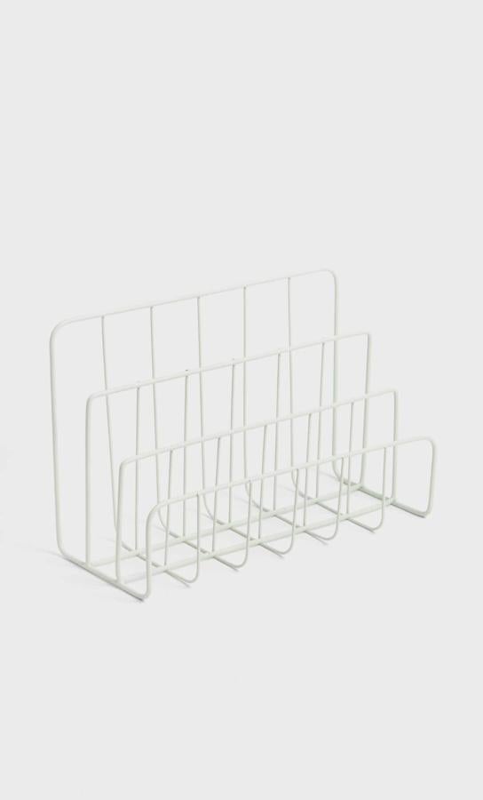 Organizador plateado (12,99 euros).