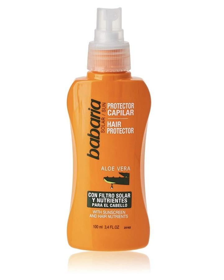 Contiene filtro solar para proteger al cabello y cuero cabelludo del daño que produce la exposición al sol, mar y efectos del cloro. Además la combinación de la Vitamina B5, el Agente Acondicionador y el Aloe Vera (2,90 euros).