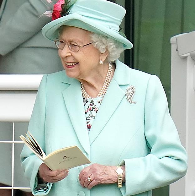 Isabel II durante una de sus últimas apariciones públicas.