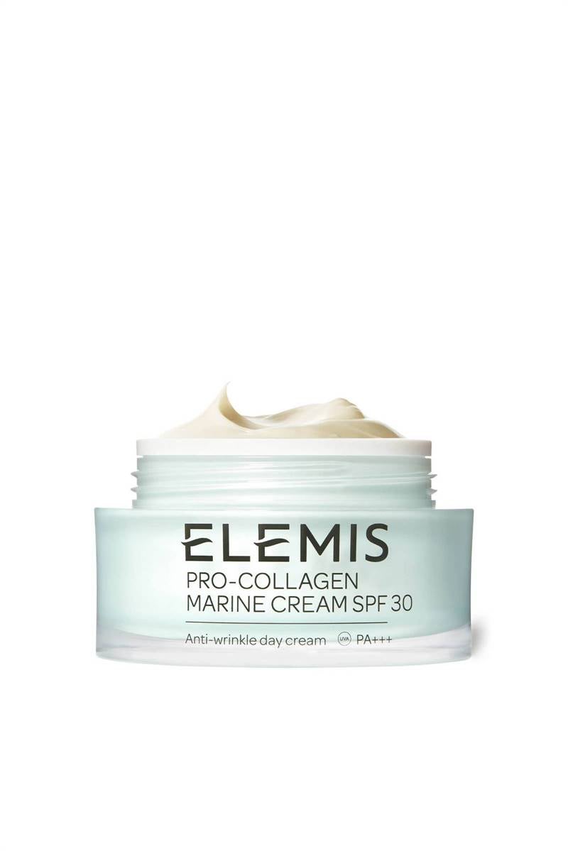 La formulación de la crema antiarrugas de Elemis, una crema de padina pavonica y ginkgo bilboa, provoca una acción antiarrugas con filtro solar. 110,45€ 