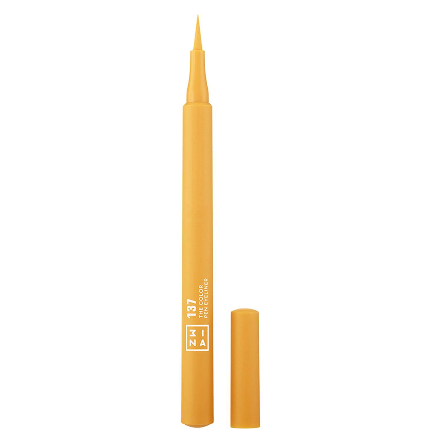Eyeliner de color amarillo en formato rotulador. 10 euros 