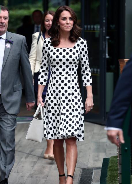 Imagen - Kate Middleton con un vestido de lunares 2017. / GTRES