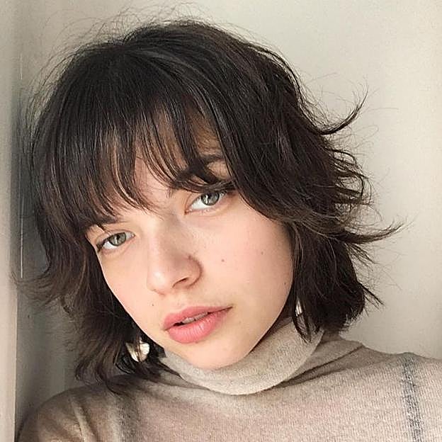 El flequillo a lo Brigitte Bardot.