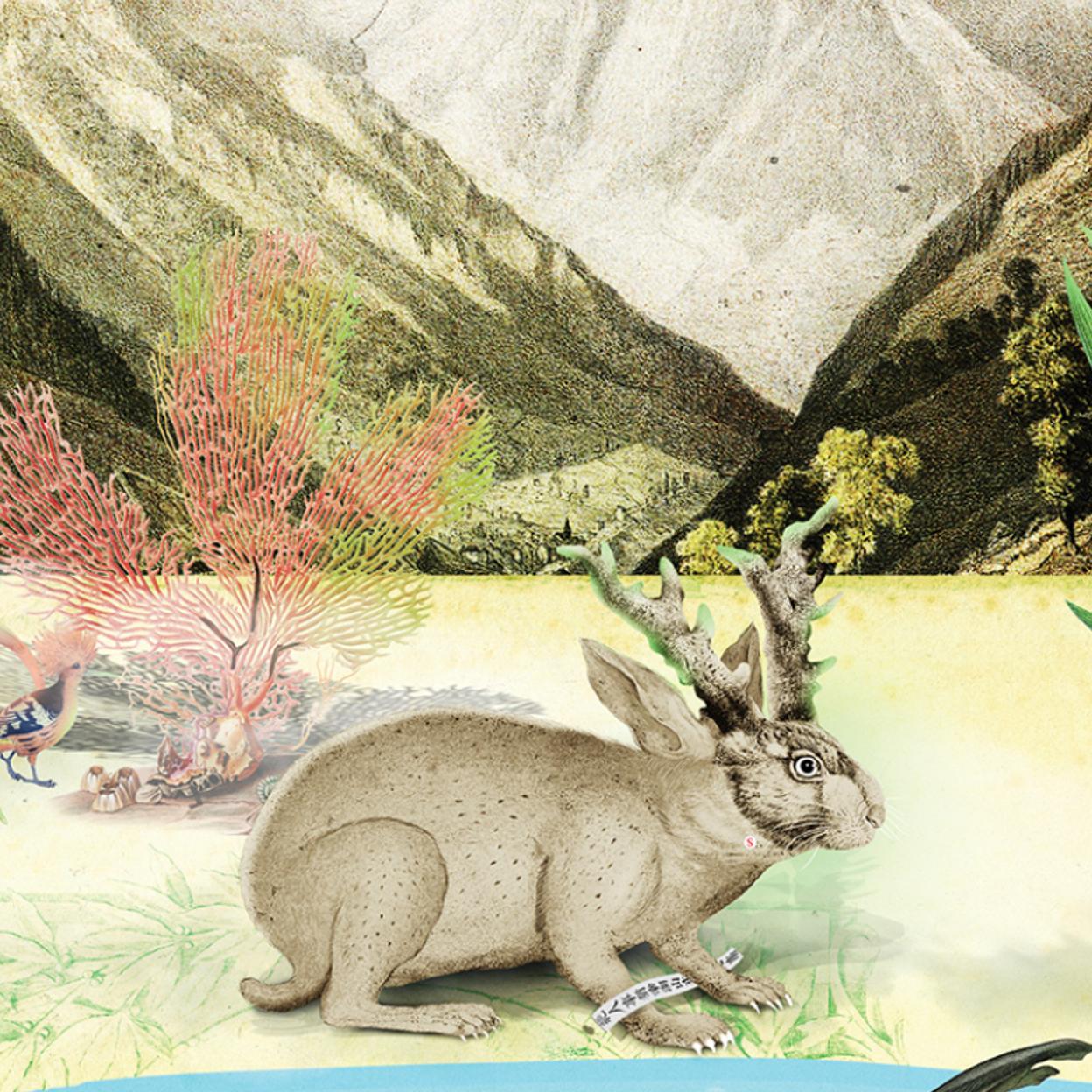 Fragmento de la portada de la edición en inglés de la trilogía de Margaret Atwood