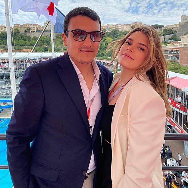 Camille Gottlieb, la hija de Estefanía de Mónaco, con su novio.