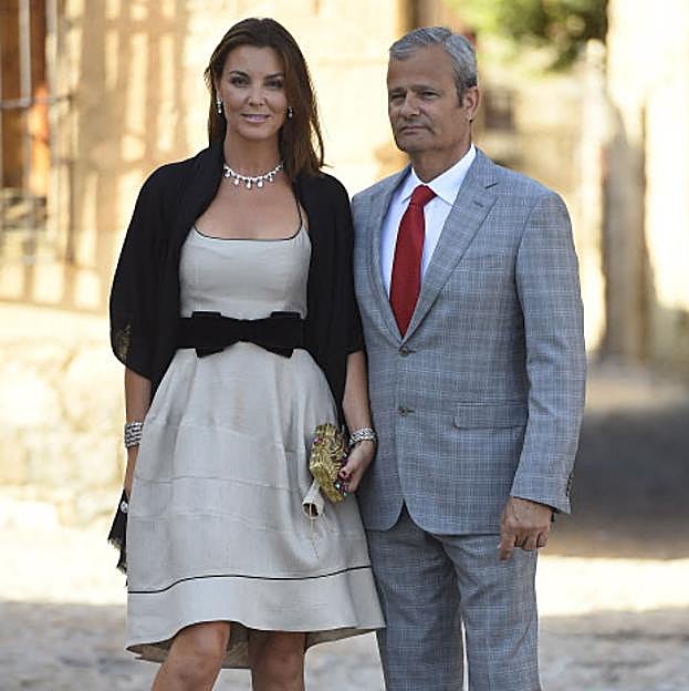 Mar Flores y Javier Merino, el empresario con el que estuvo casi 18 años.