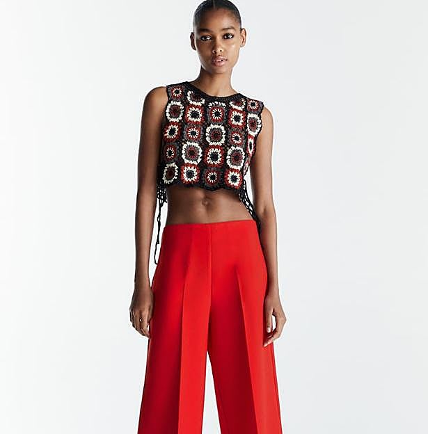 Imagen principal - El pantalón culotte es la mejor alternativa a los shorts si buscas un look cómodo y favorecedor